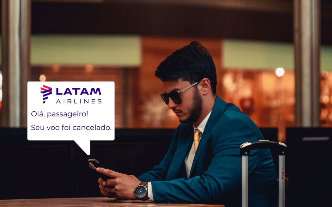 Recebi um e-mail da Latam cancelando meu voo, o que fazer?